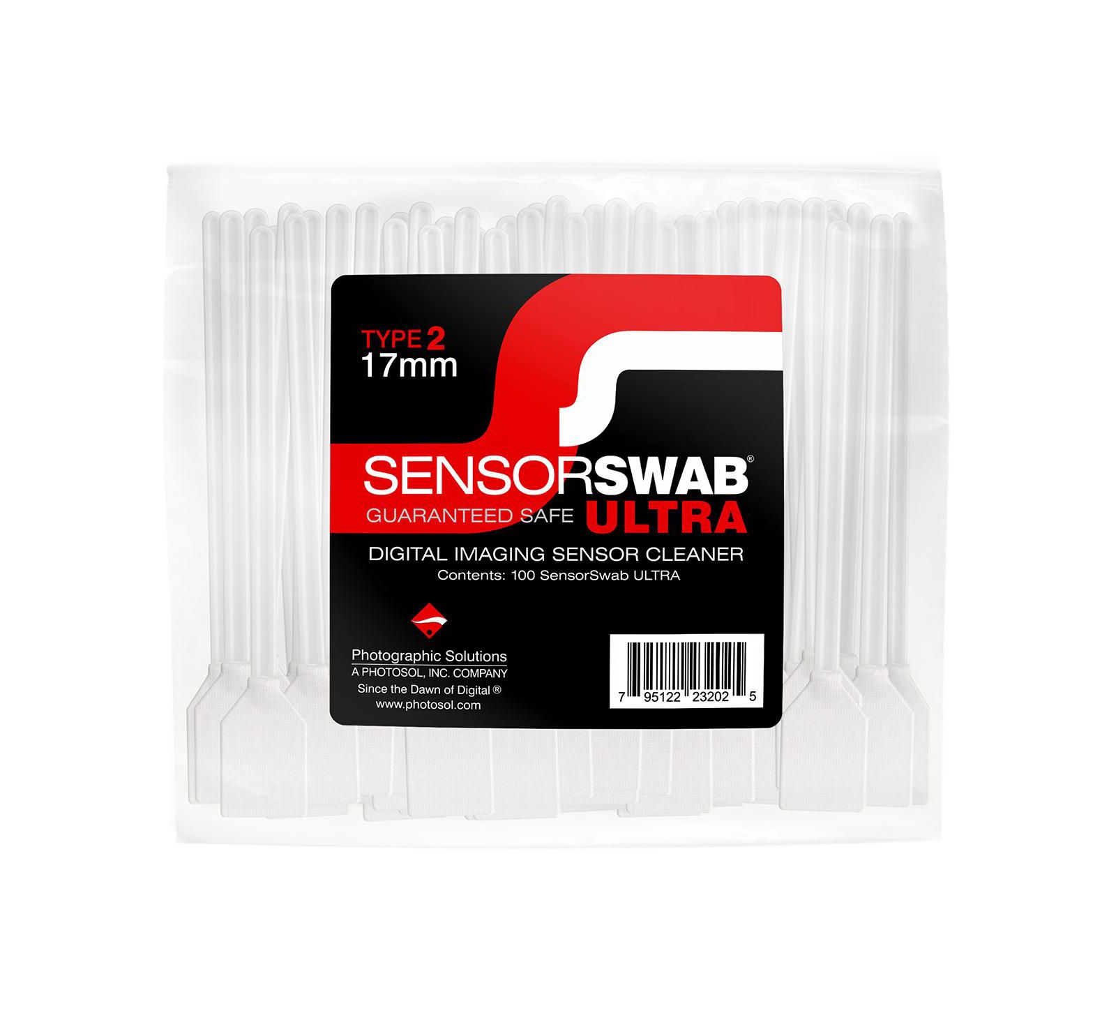 Photographic Solutions SensorSwab Ultra Type 2 for DX or APS-C Sensors, 100-Pack