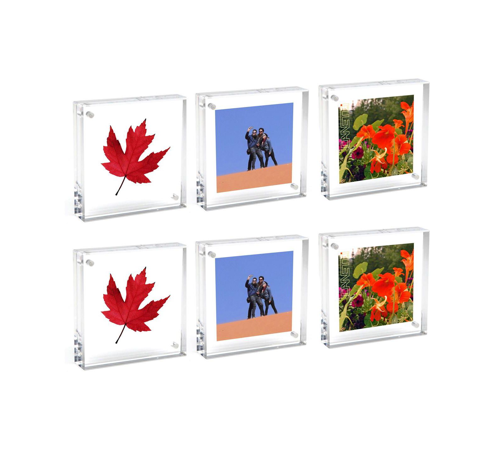 Canetti Original Magnet Frame, 2x2", Clear, 6 штук