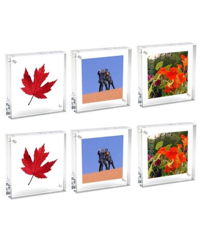 Canetti Original Magnet Frame, 2x2", Clear, 6 штук
