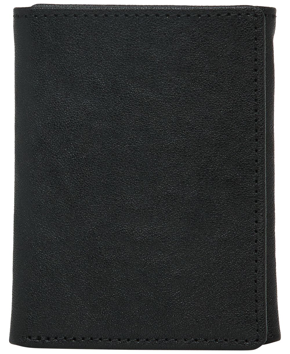 Perry Ellis Portfolio мужской трехстворчатый кожаный бумажник с двойной строчкой 50/50