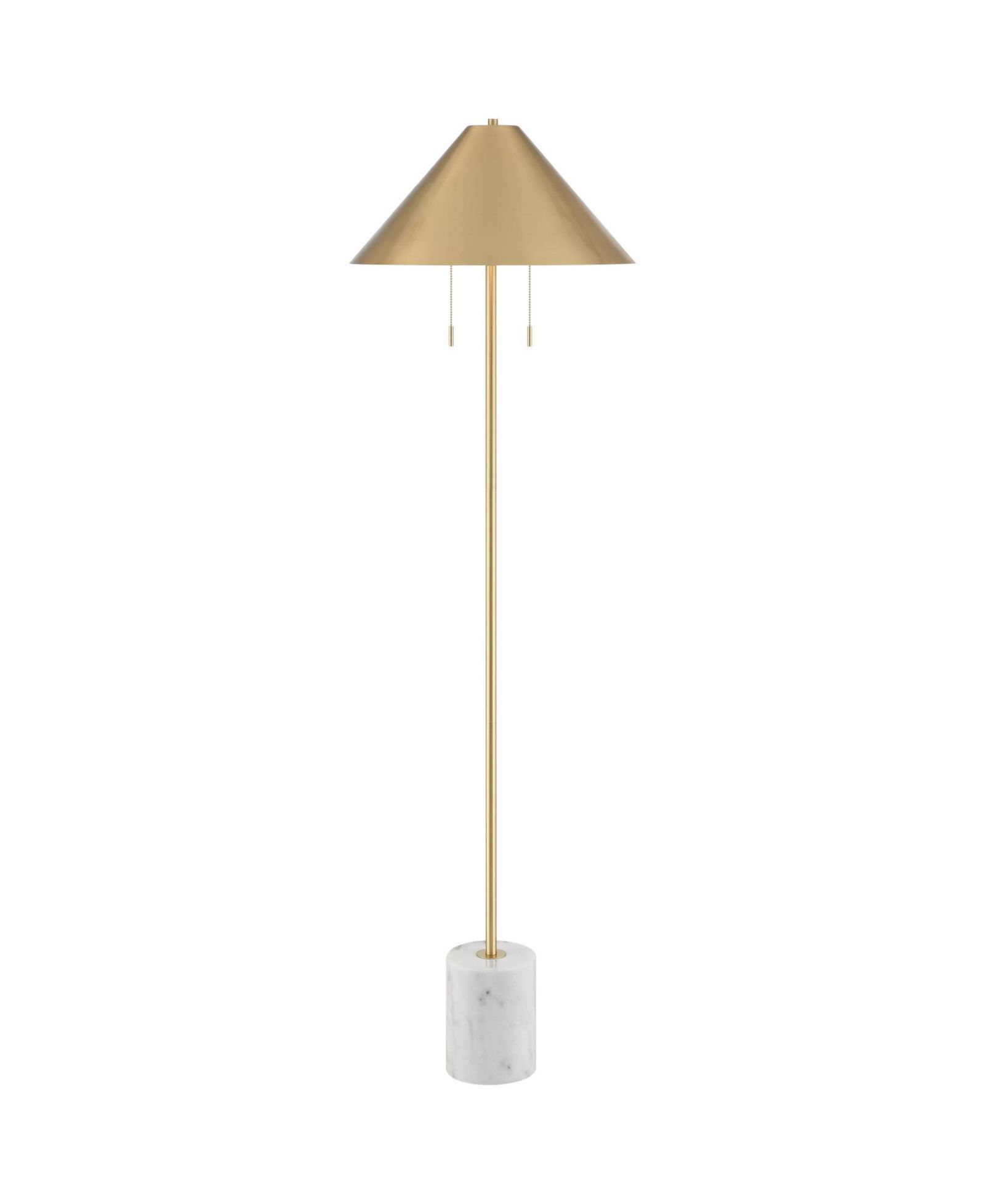 Possini Euro Design Scava Mid Century Modern напольный торшер 61 1/2" с цепью и мраморным основанием, античная латунь