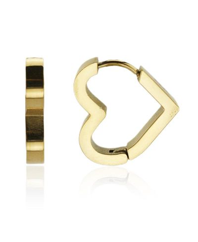 Серьги-кольца Rebl Jewelry Heart Huggie