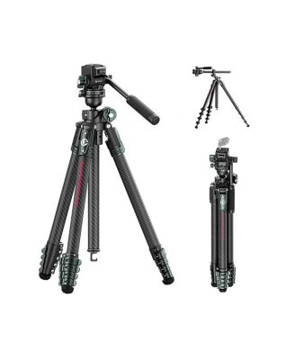 Ulanzi JJ06 GlideGo 5-Section Carbon Fiber Travel Tripod with Ball Head