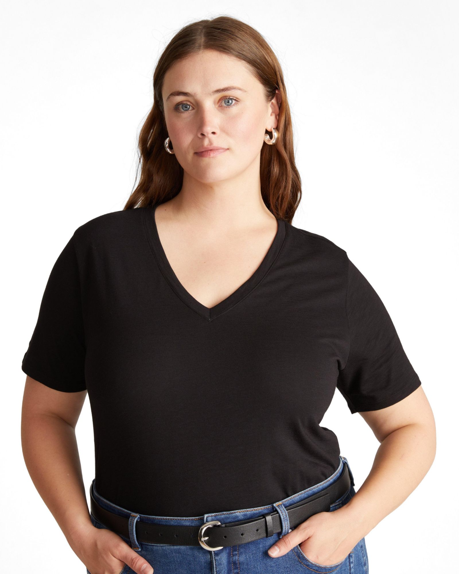 Платье Universal Standard Plus Size Light-As-Air V Rex