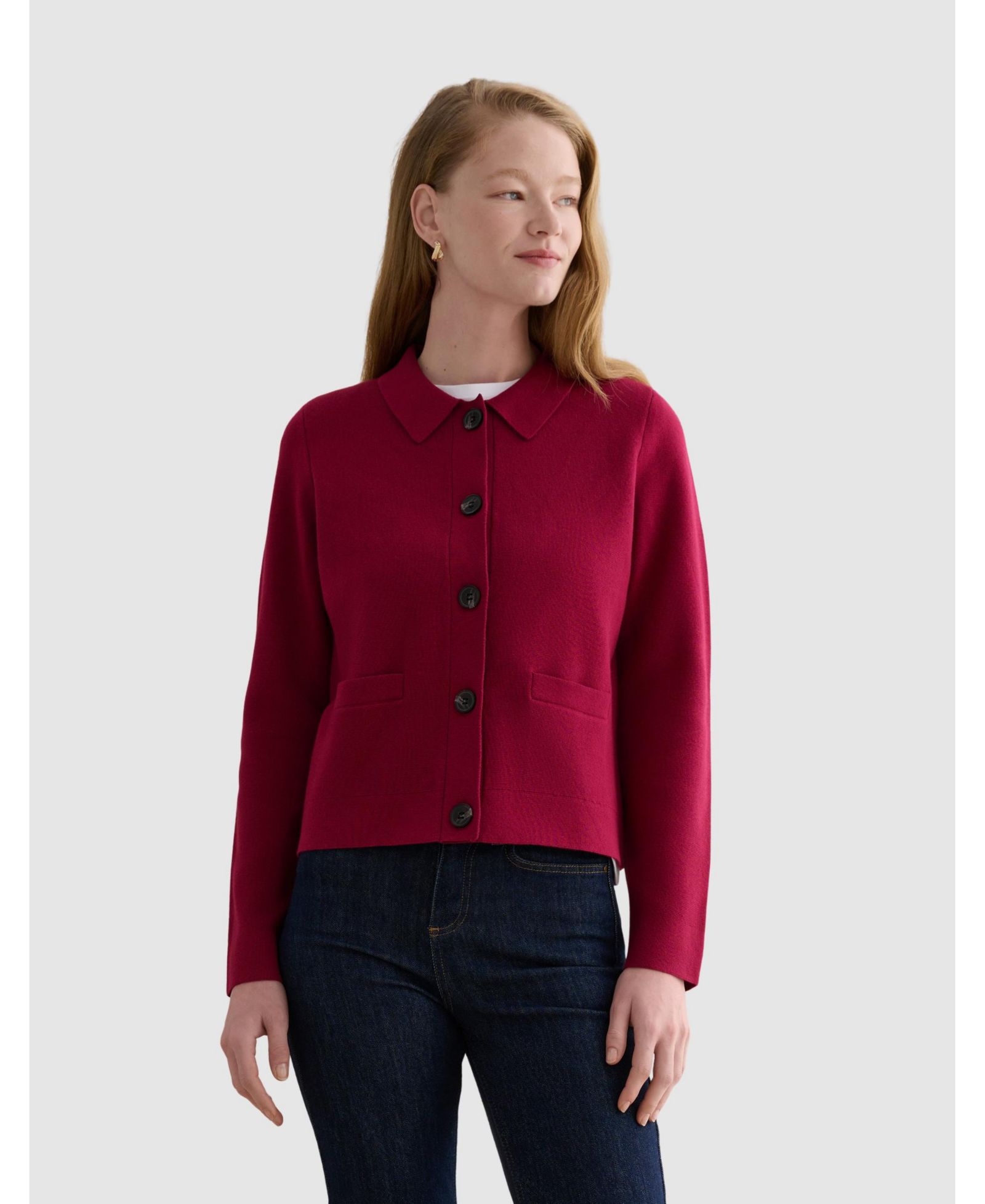 Кардиган Hobbs London Women's Mia Merino Wool Blend Knitted
