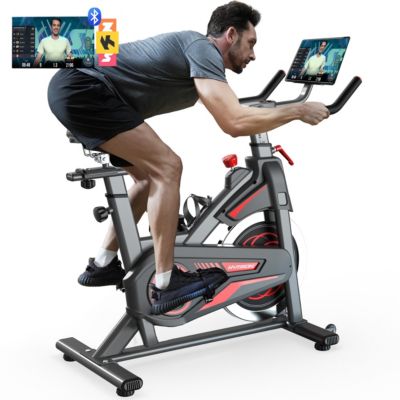 HARISON Magnetic Exercise Bike for Home, 350 lbs Capacity, Adjustable with App