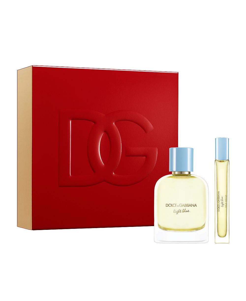 Dolce&Gabbana подарочный набор из 2 флаконов парфюма Light Blue Pour Homme Eau de Parfum Spray