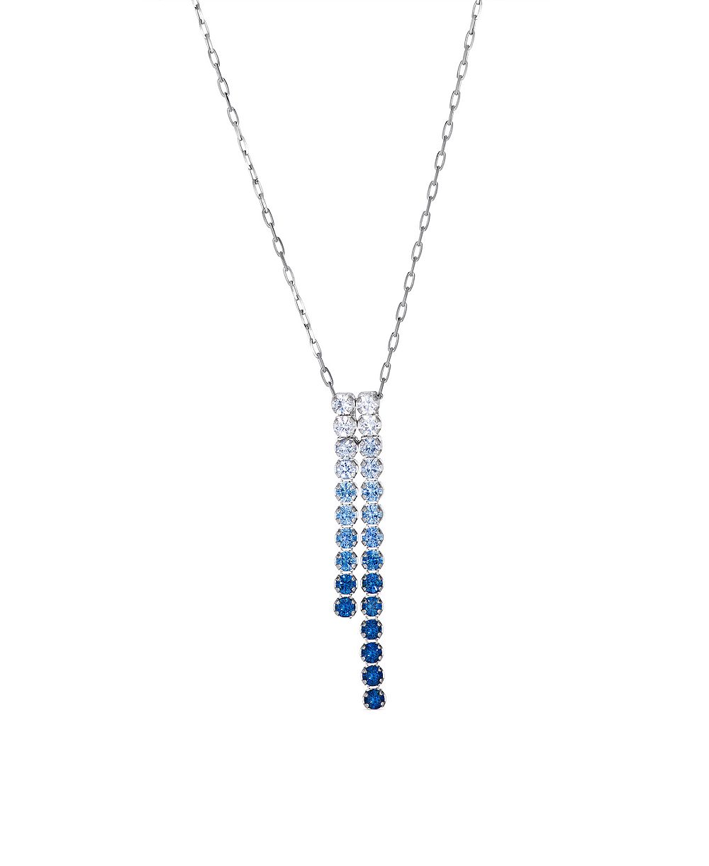 Ожерелье Le Vian Denim Ombré Sapphire & White Sapphire в платине, регулируемое