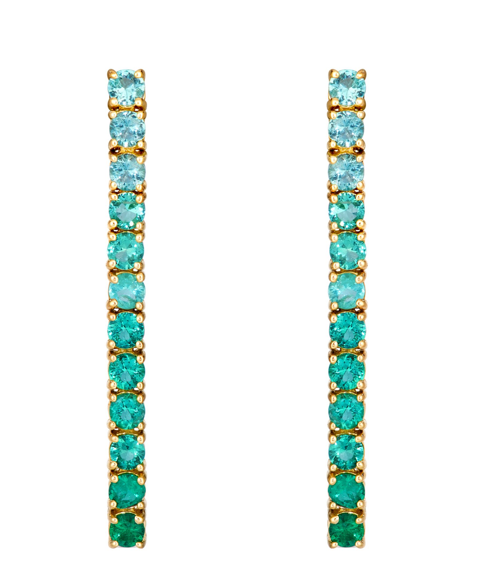 Серьги Le Vian Emerald Ombré® (1-1/10 ct. t.w.) в золоте 14k Honey Gold