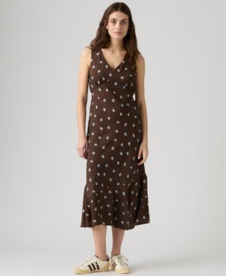 Levi's® Premium Women's Brita V-Neck Sleeveless Slip Dress