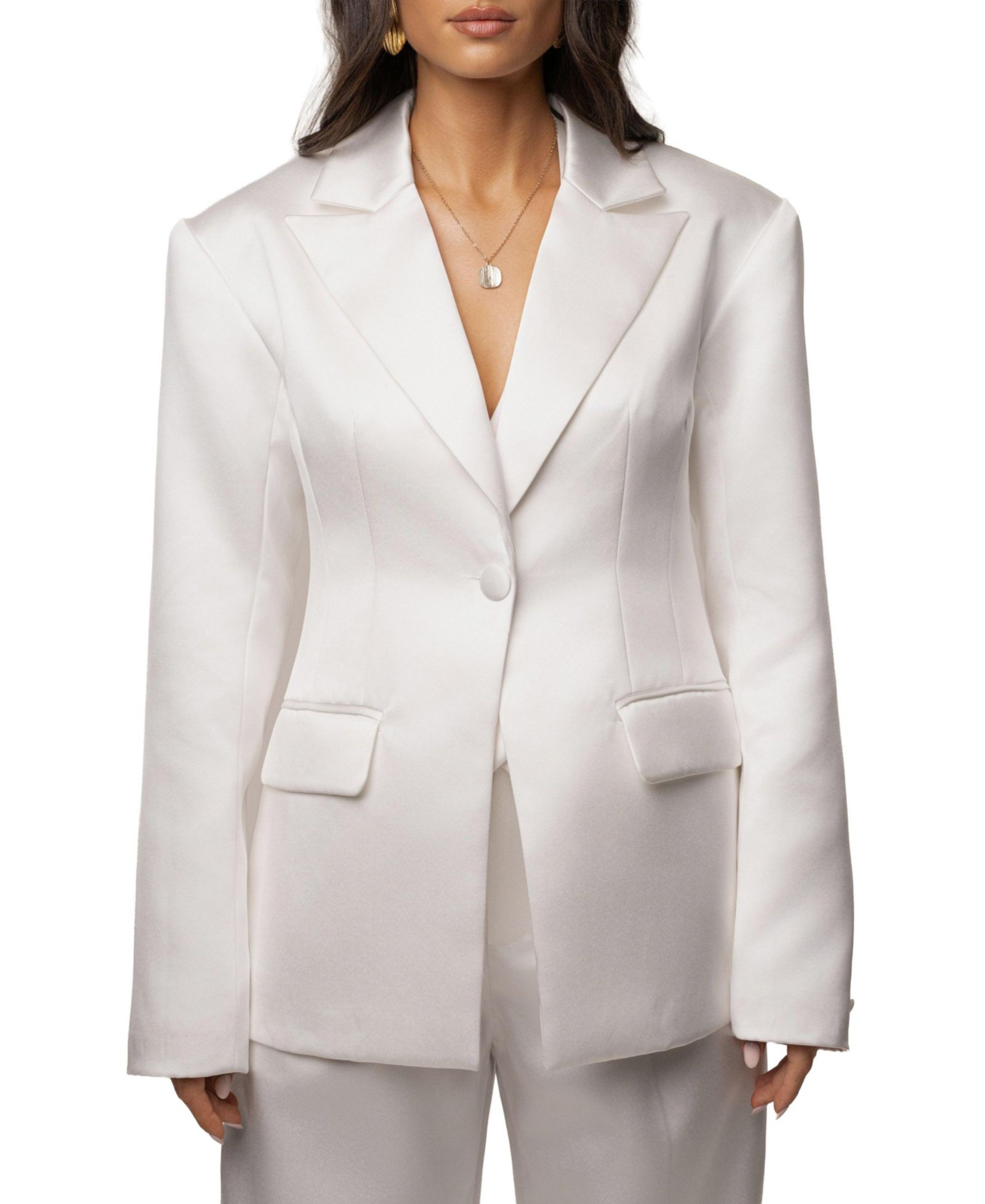 Женский сатиновый блейзер JLUXLABEL Victoria
