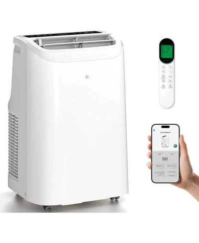 Портативный кондиционер Cowsar 10000 BTU с вентилятором и осушителем, таймер 24ч