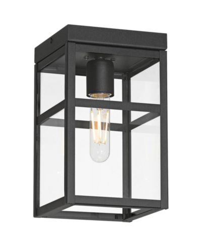 John Timberland San Lucas 10 1/4 inces High Sand  Outdoor Flushmount Ceiling Light
