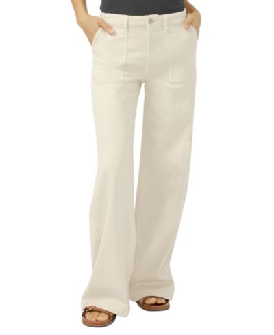 Silver Jeans Co. Women's Wide-Leg Knit Flex Jeans