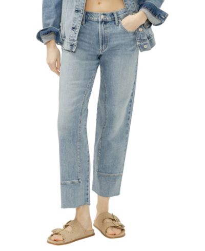 Silver Jeans Co. Women's Western Relaxed Straight-Leg Jeans