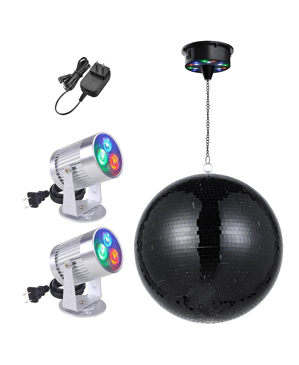 Yescom 16" Диско-шар RGB Spotlights Rotating Motor Kit Party Events