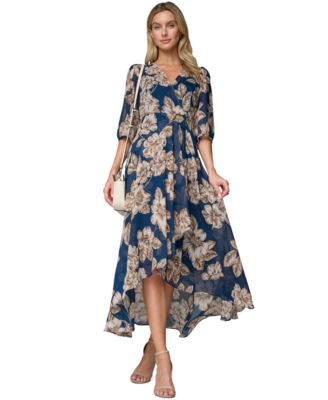 Женское миди-платье Calvin Klein Floral Chiffon V-Neck