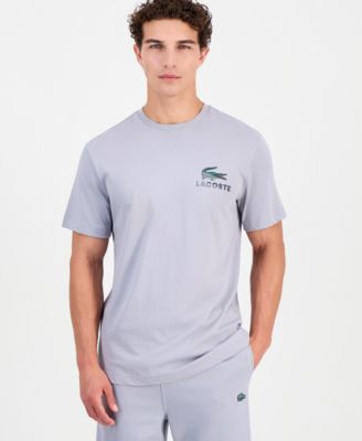 Мужская футболка Lacoste с принтом на водной основе