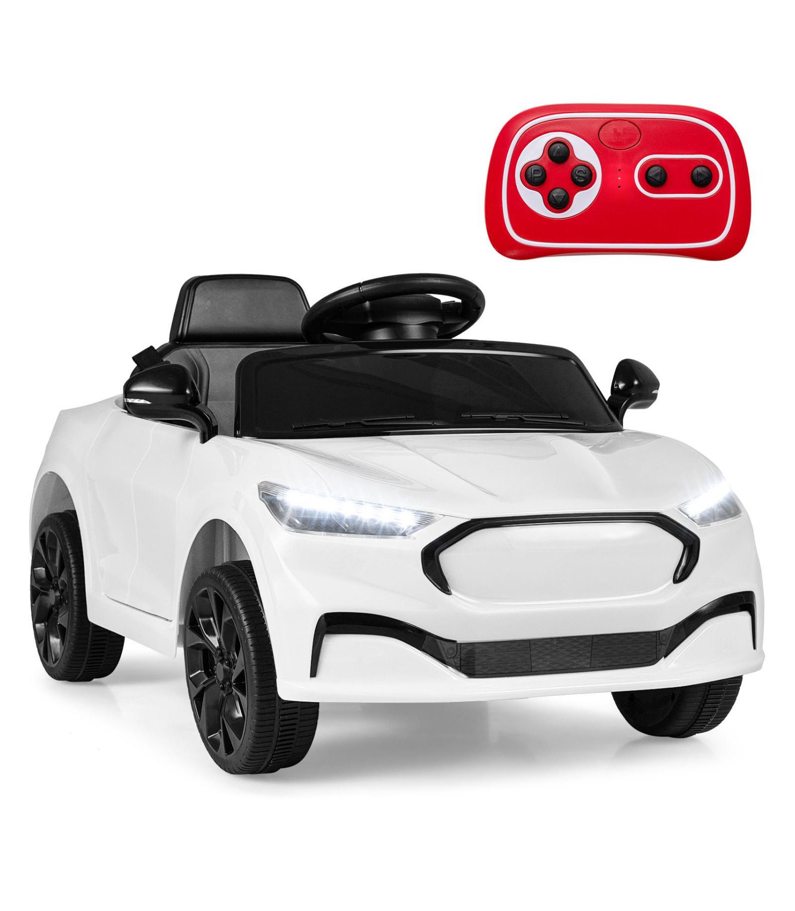 Slickblue 12V Battery-Powered Remote-Control Ride-On Car, Ages 3+
