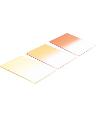 Lee Filters Sunset Graduated Resin Filter Set for Rectangular Filter Holders, 3-Piece