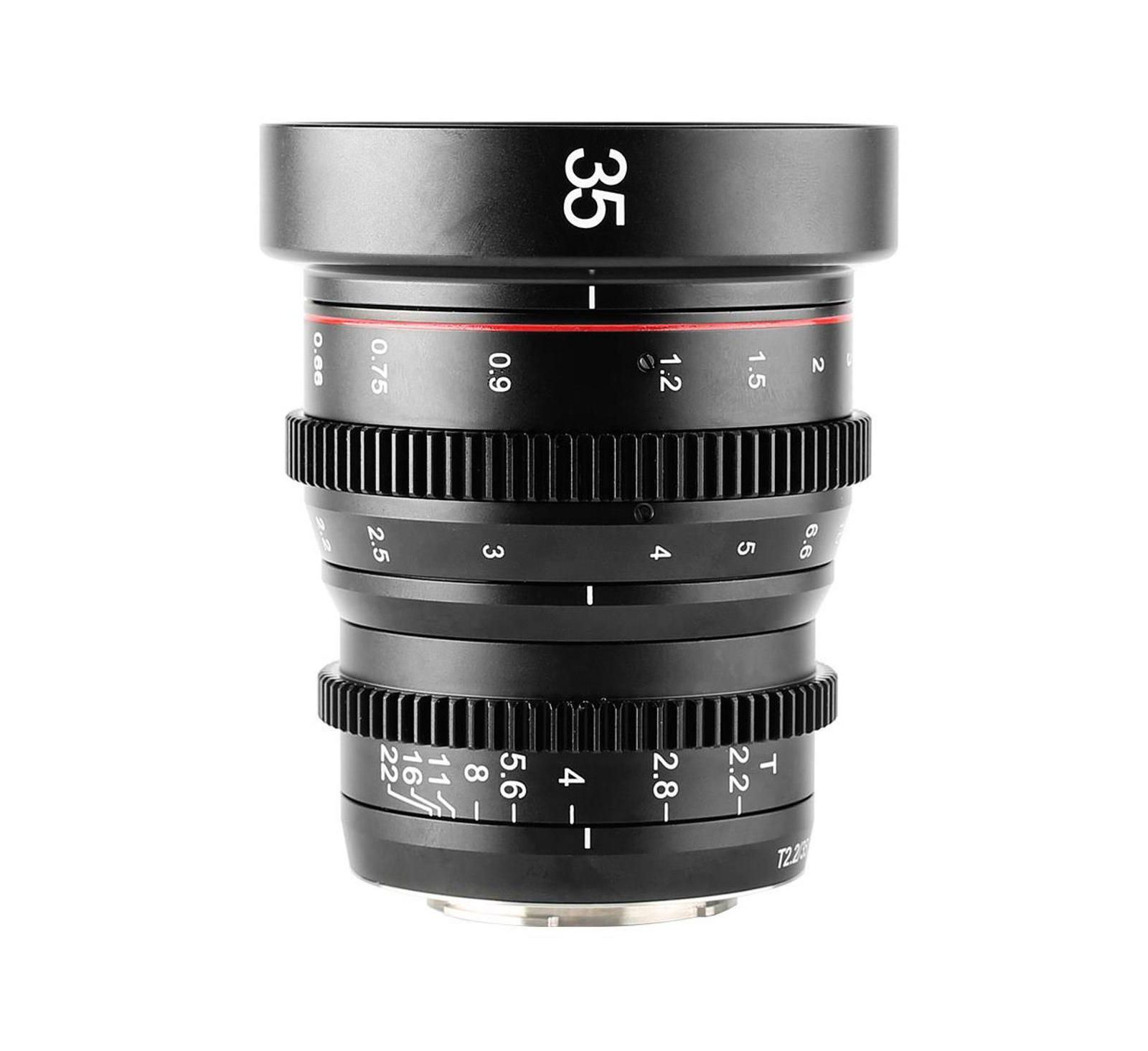 Meike 35mm T2.2 Manual-Focus Cine Lens for Fujifilm X Mount Cameras