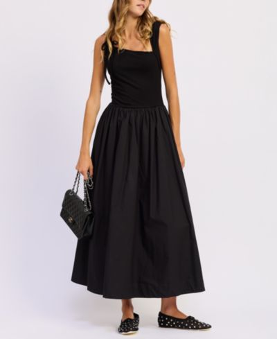 En Saison Женское платье макси Asymmetric Neck Sloane