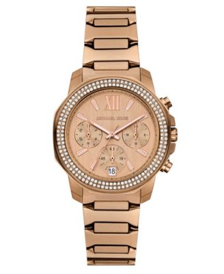 Женские кварцевые хронографы Michael Kors Prescott из нержавеющей стали с браслетом, 36 мм