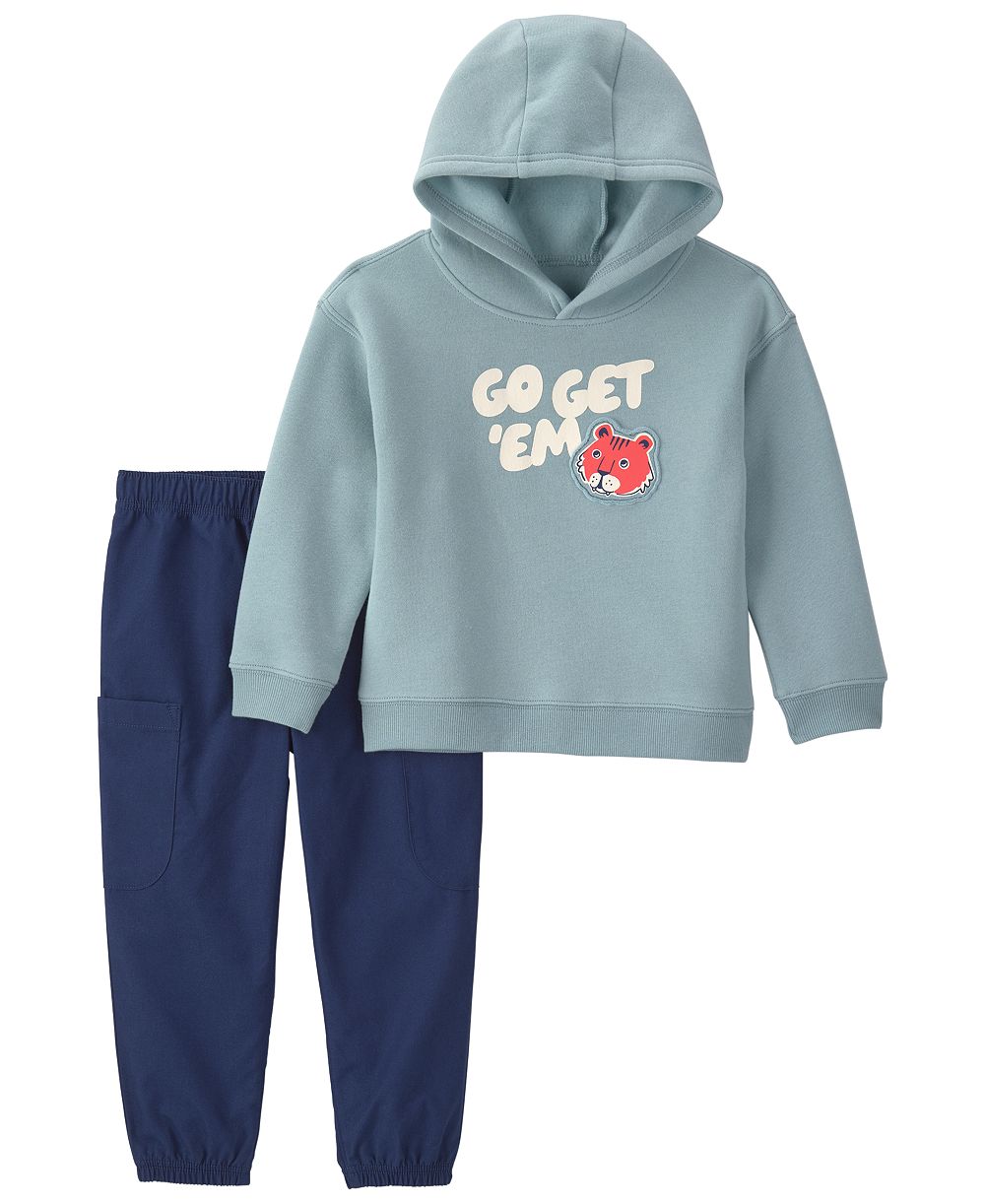 Carter's комплект из худи и брюк 'Go Get Em' с тигром для малышей, 2 части