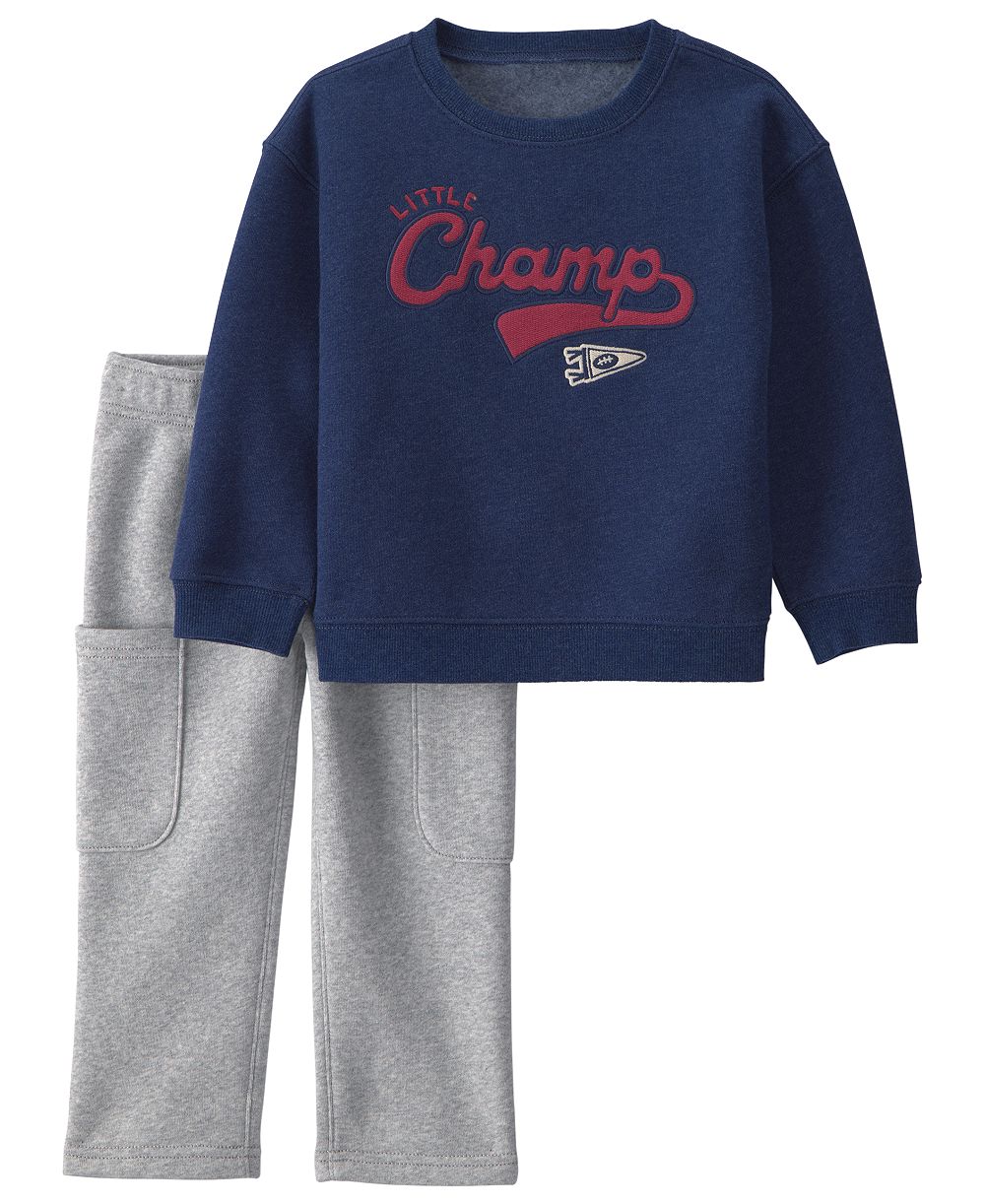 Carter's Детский комплект из свитшота и брюк Little Champ Football