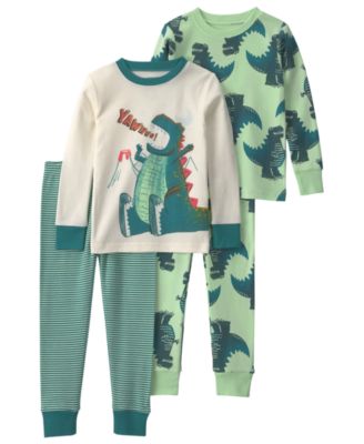 Carter's Детские пижамы Roar Dino Long-Sleeve, набор 4 шт.
