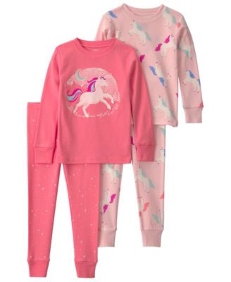 Carter's Детский пижамный комплект Unicorn Long-Sleeve, 4-Piece Set, 2T-5T