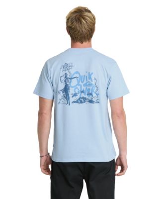 Мужская футболка Quiksilver из смесового хлопка с круглым вырезом