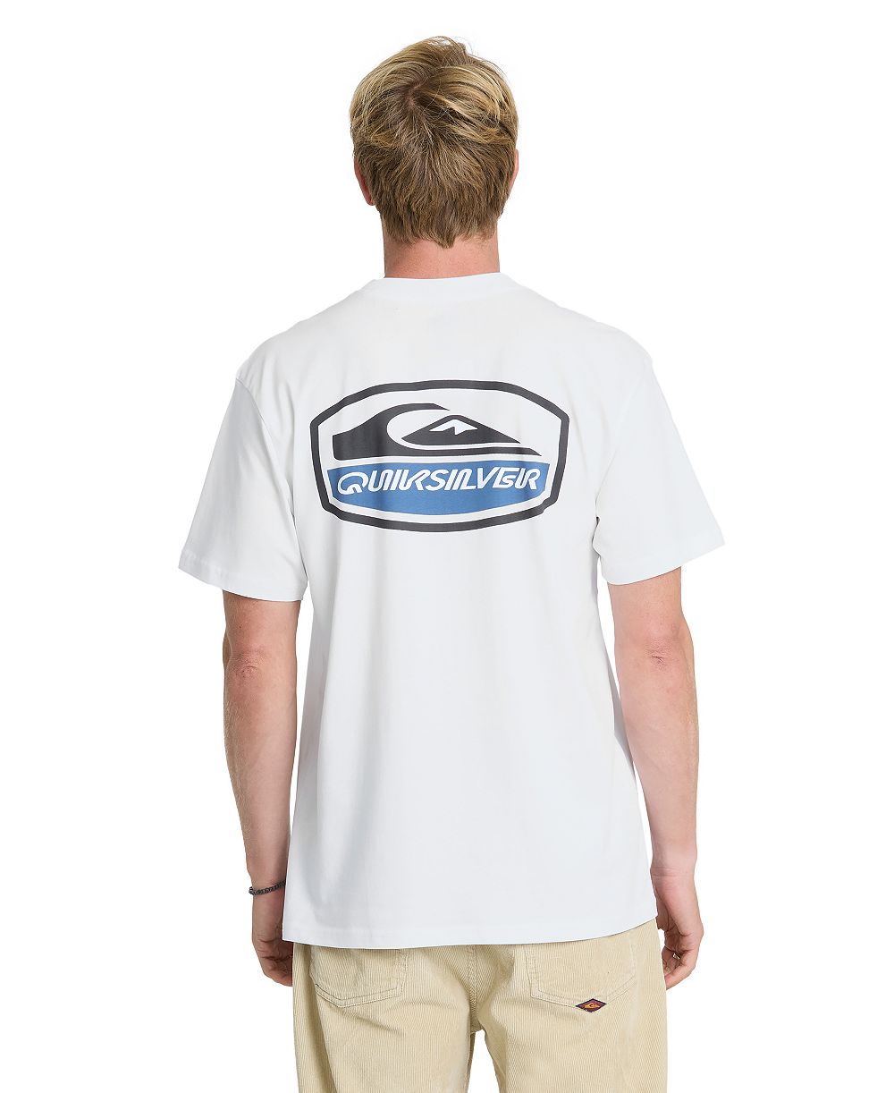 Quiksilver Men's Shapers Crest Short Sleeve Cotton T-Shirt
