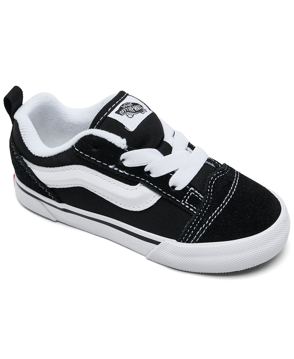 Vans Toddler Knu Skool Low-Top Puffy Tongue and Ankle Collar Suede Sneakers from Finish Line