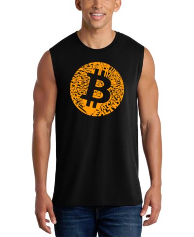 LA Pop Art Мужская майка Bitcoin Logo