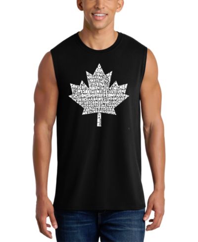 Мужской майка с графикой Canada Maple Leaf от LA Pop Art
