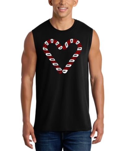 Мужской майка LA Pop Art Men's Love USA Heart Graphic