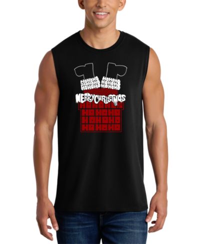 Майка LA Pop Art Men's Santa Claus Graphic Tank Top