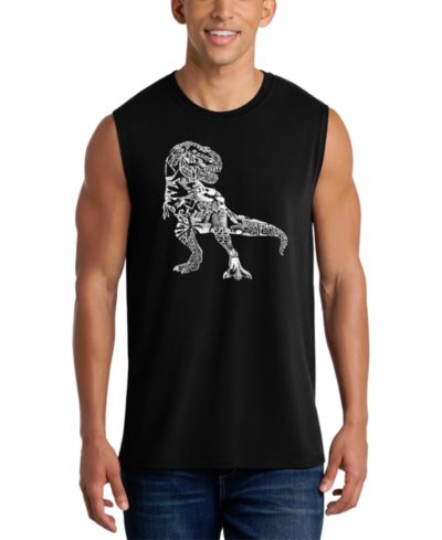 LA Pop Art мужской майка с принтом T-Rex Dinosaur