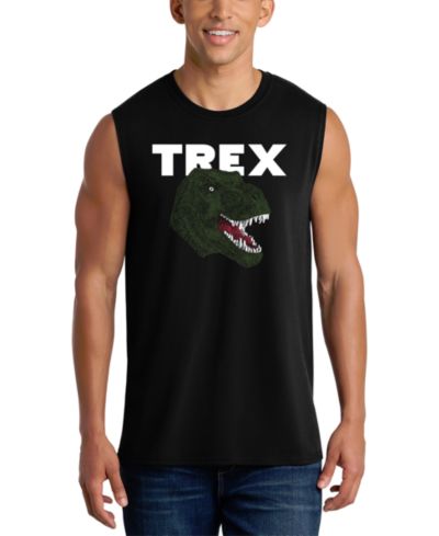 Мужской майка-топ LA Pop Art T-Rex Dinosaur Head Graphic