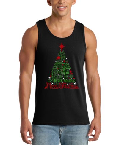 Мужской майка LA Pop Art с принтом Christmas Tree