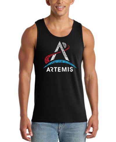 Мужской топ без рукавов LA Pop Art NASA Artemis A Logo