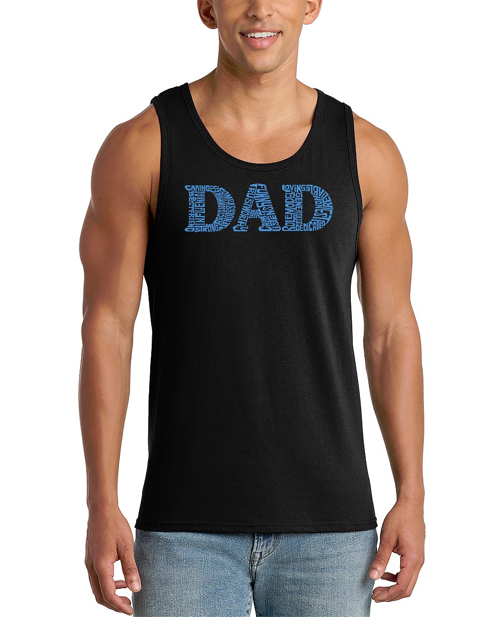 Мужской топ LA Pop Art Dad Word Art Graphic Tank Top