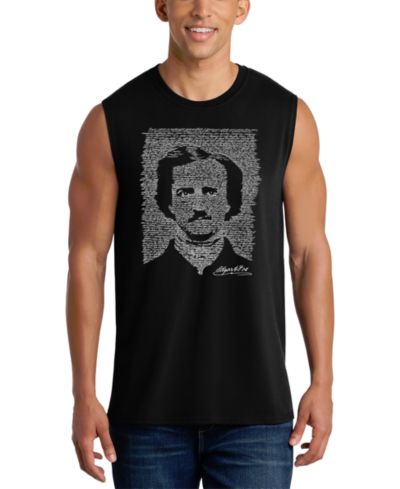 LA Pop Art Мужской топ с принтом Edgar Allan Poe
