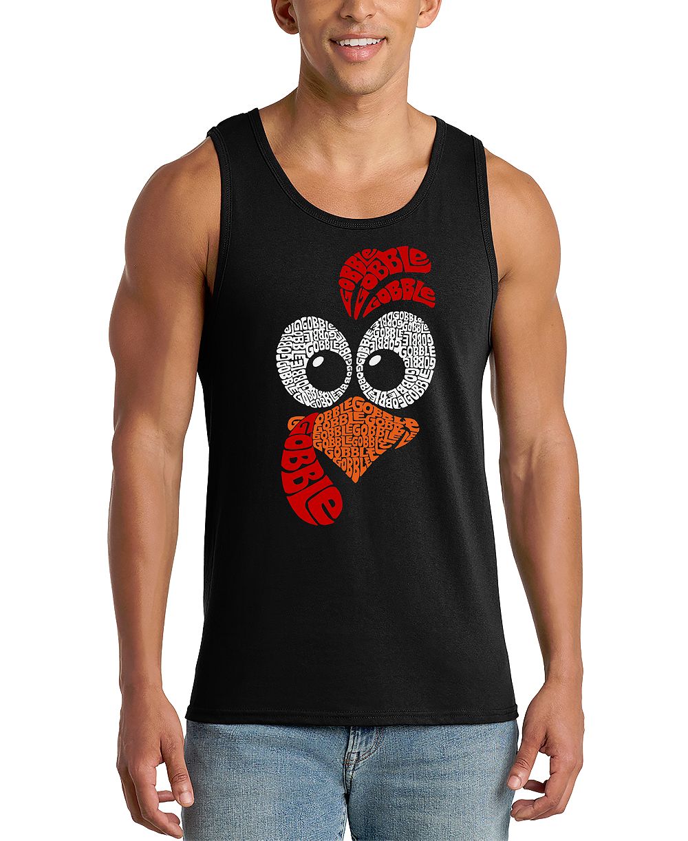 Мужской графический топ LA Pop Art Gobble Gobble Word Art