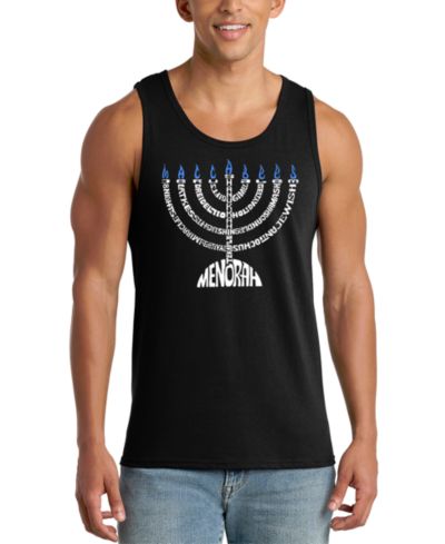 Майка LA Pop Art Мужская Hanukkah Theme Word Art