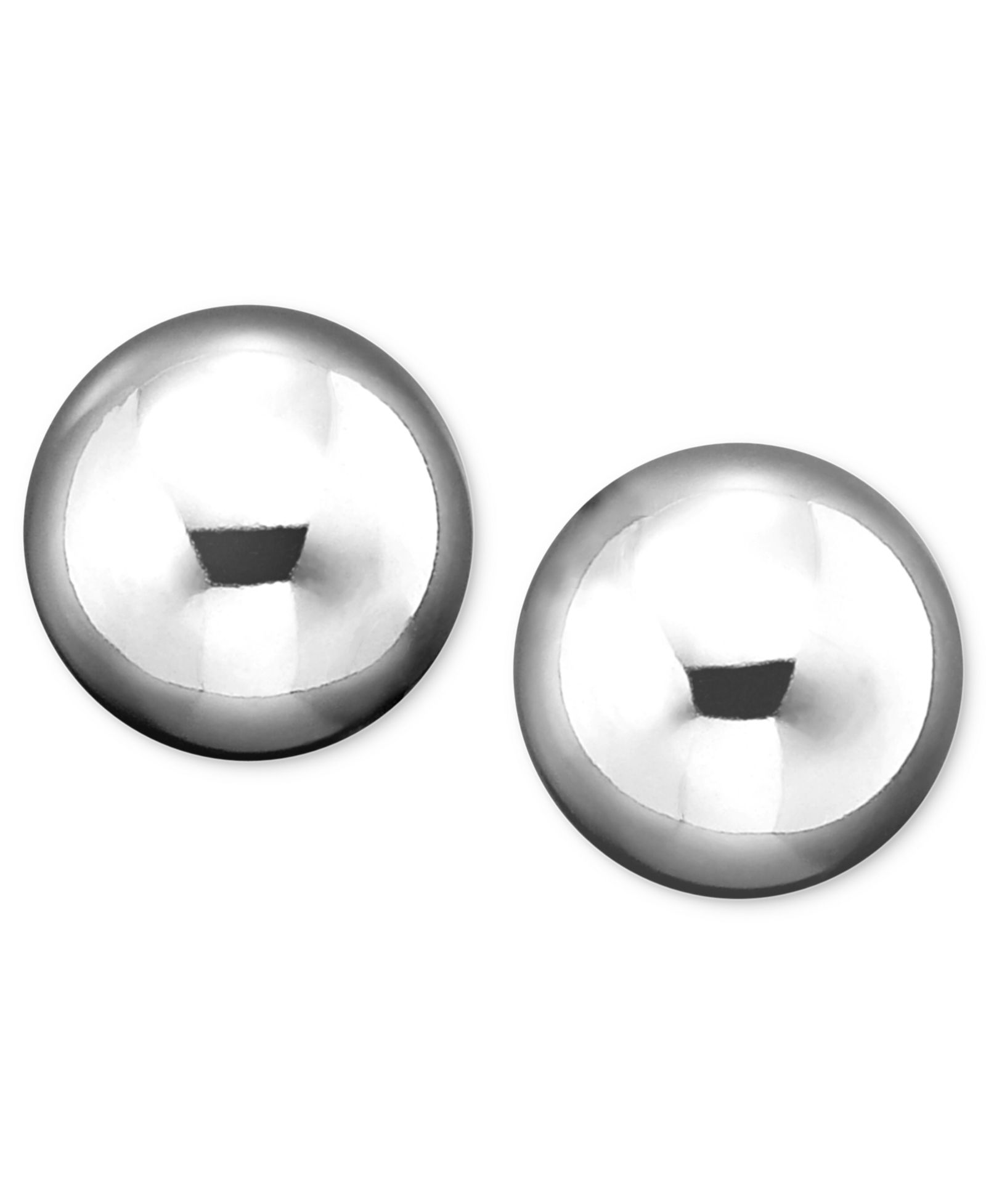 Серьги-гвоздики Gold Ball (4mm) из желтого, белого или розового золота 14k
