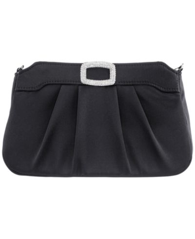 Nina Amy Crystal Buckle Ornament Zip-Top маленький клатч