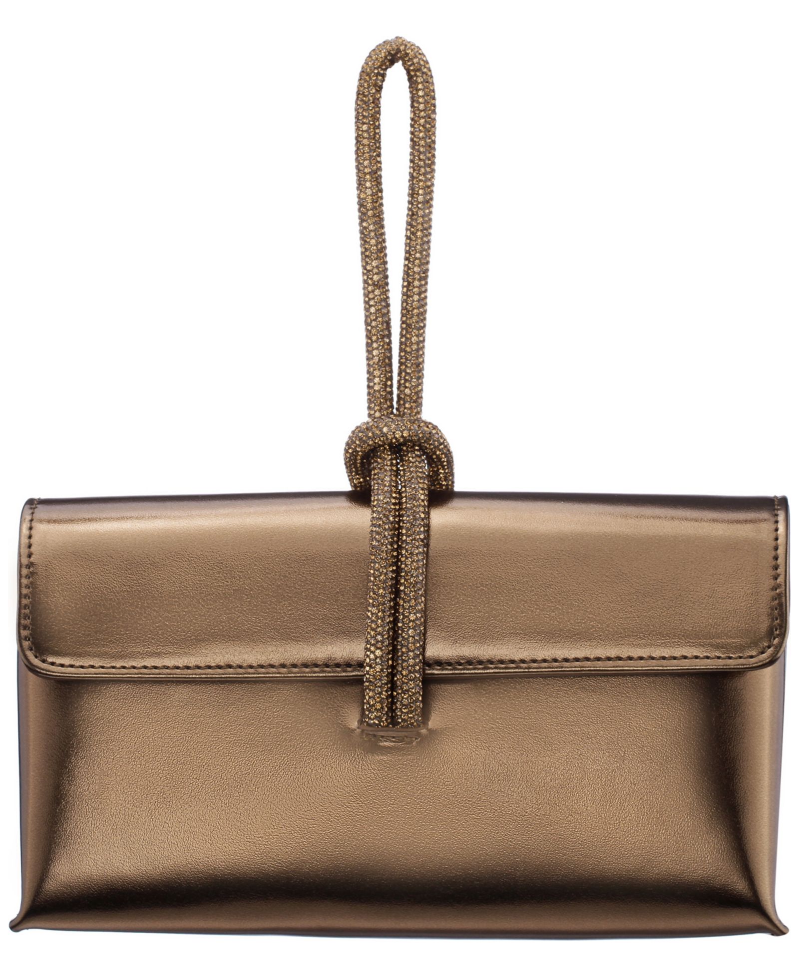Nina Kaylee Crystal Cord Handle Flap Small Clutch Handbag
