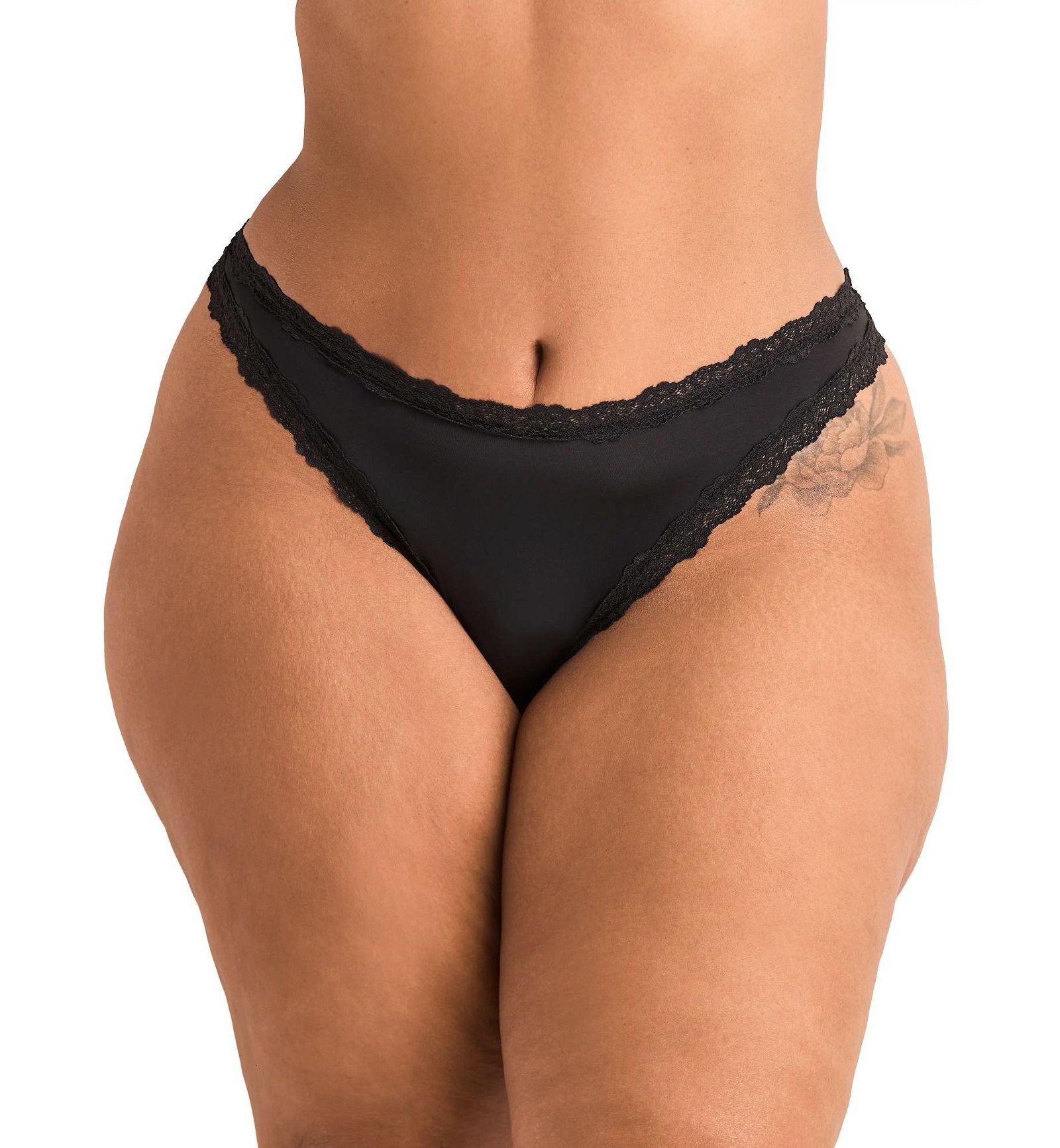 Adore Me Plus Size Siena High Cut Panty